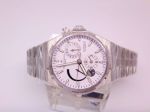 TW Factory Swiss Clone Vacheron Constantin Overseas White Dial Stainless Steel Watch 